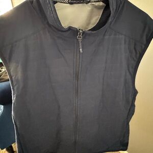 Southern Tide Gray Sleeveless Zippered Vest